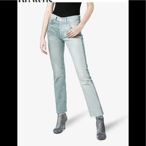 NWT VETEMENTS X Levi 501 Mid Rise Straight-Leg Jeans